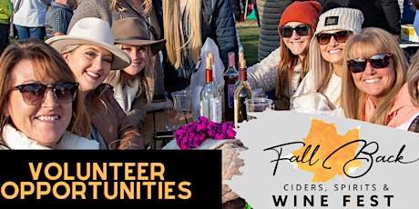 Volunteer at Fall Back Ciders, Spirits, & Wine Fest (Boonsboro, MD-11-5)
