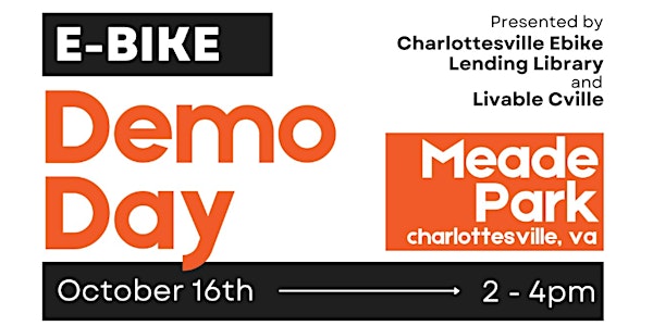 eBike Demo Day - October