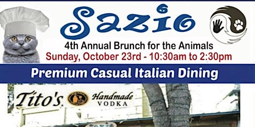 Fourth Annual Brunch for the Animals at Sazio's