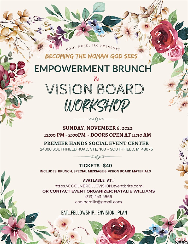 Empowerment Brunch & Vision Board Workshop image