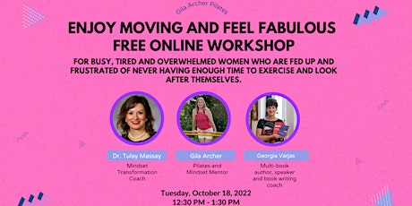 Enjoy Moving and Feel Fabulous Free Online Workshop