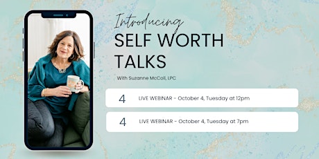 Self Worth Talks: Showing Up and Taming Self-Doubt (evening edition)