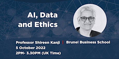 Brunel AI CentreThought Leadership Series: AI, Data and Ethics