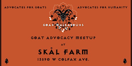 GOAT WALKABOUTS ADVOCACY MEETUP