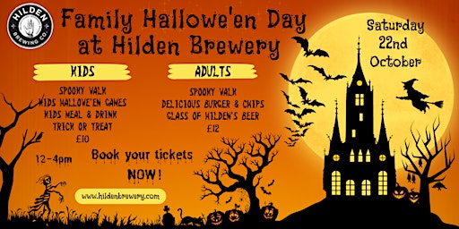 Hallowe'en Family Fun Day at Hilden Brewery