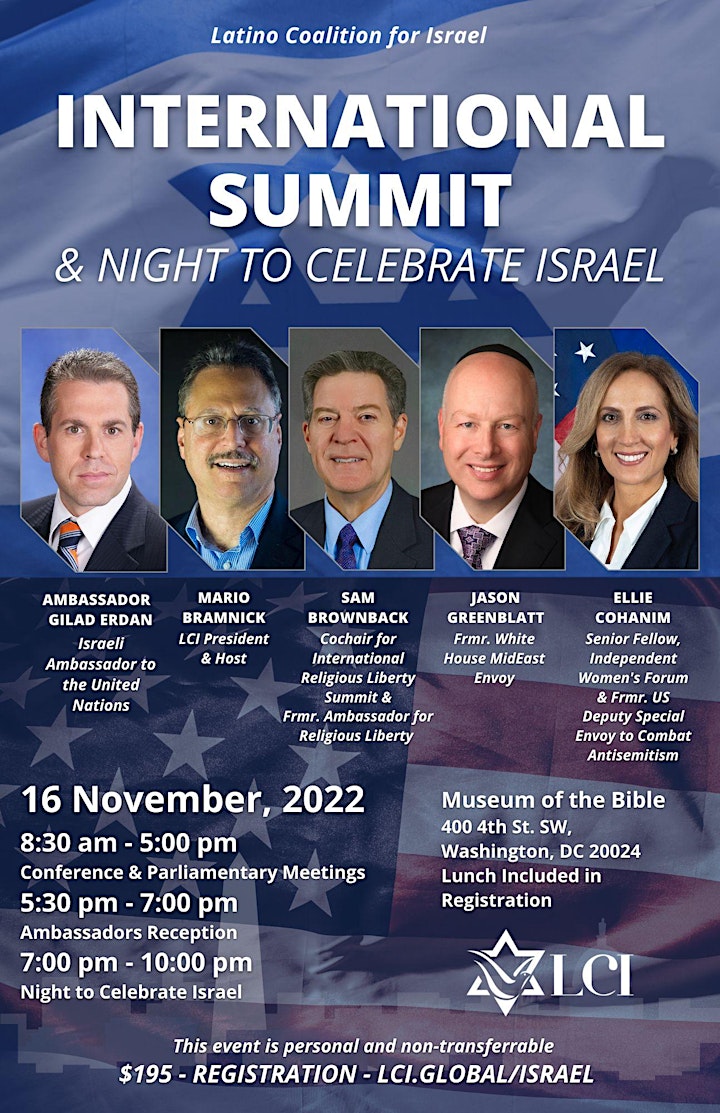 International Summit & Night to Celebrate Israel image