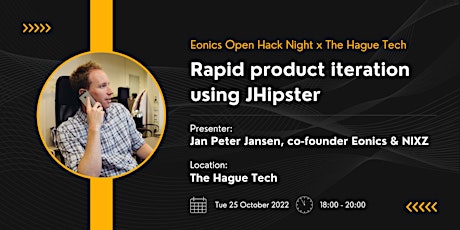 Eonics Open Hack Night: Rapid product iteration with JHipster