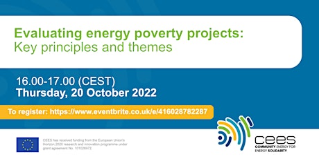 Evaluating energy poverty projects: Key principles and themes
