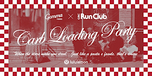 GRC Run Club Carb Loading Party with Gemma Foods