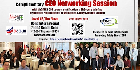 CEO Networking Session with bizSAFE 1 CEO course  primary image