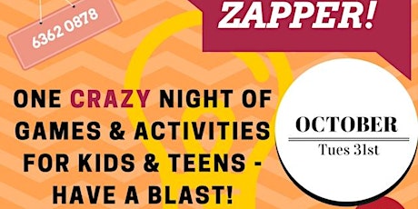 ZAPPER!  Games & Activities Night... School Years 6-9 primary image