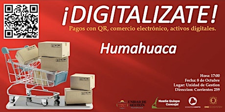 HUMAHUACA: Pago con QR, comercio electrónico, activos digitales.