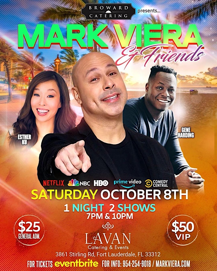 So. Florida Laughs! A Night of Comedy with  Comedian Mark Viera & Friends! image