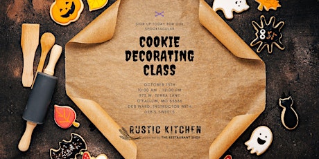 Spooktacular Cookie Decorating Class