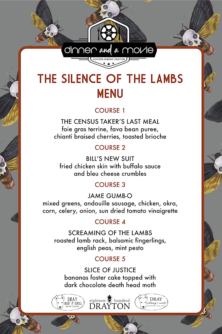 Dinner and a Movie: Silence of the Lambs image
