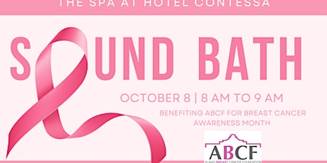 Sound Bath Benefiting Alamo Breast Cancer Awareness Month