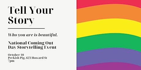 Storytelling Event: National Coming Out Day