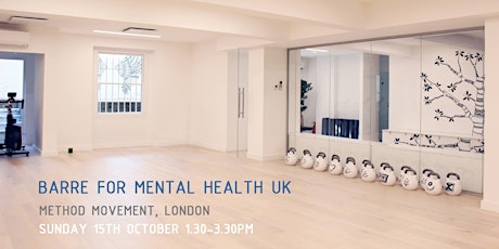 Barre for Mental Health UK at Method Movement! primary image
