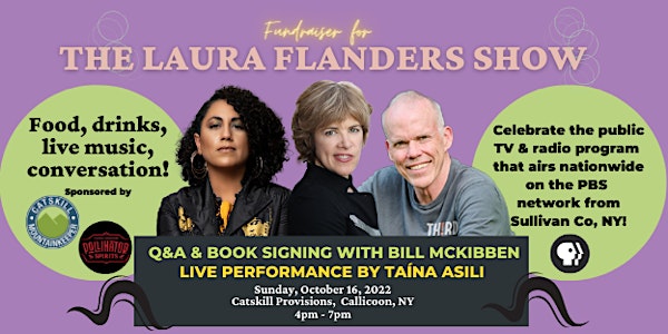 The Laura Flanders Show Fundraiser with Bill McKibben