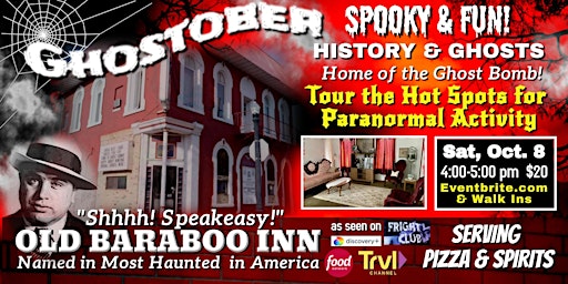 HISTORY and GHOST TOUR: Experience the HOT SPOTS for PARANORMAL ACTIVITY
