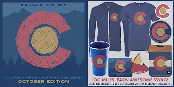 Colorado Virtual Distance Challenge | October 2022 | Run+Walk+Hike+Bike