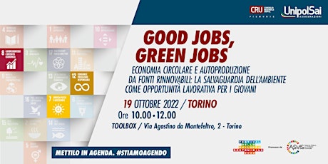Good jobs, green jobs