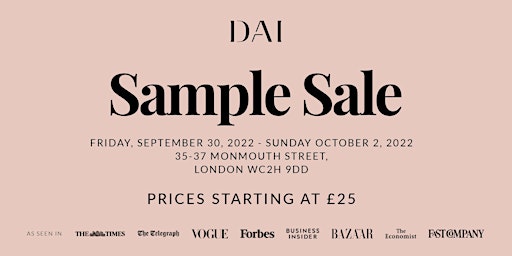 The Dai Sample Sale