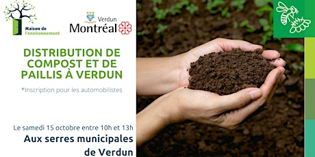Distribution de compost et de paillis à Verdun - Réservation pour les autos