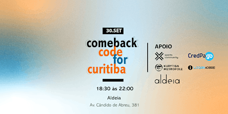 Imagem principal do evento Come Back do Code for Curitiba