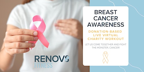 Breast Cancer Awareness Live Virtual Donation-Based Charity Workout