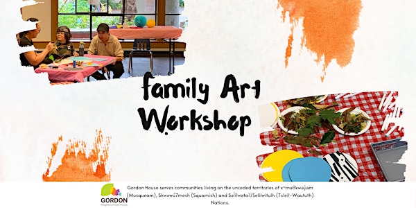 Family Art Workshop: Learning to Express Yourself through Art