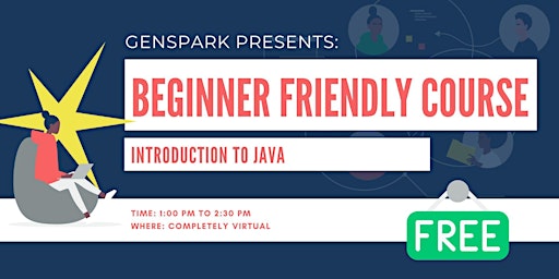Introduction to Java &  Beginner Friendly Course primary image