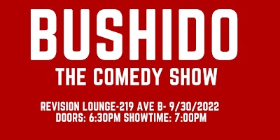 Primaire afbeelding van The Bushido Show - Live Comedy