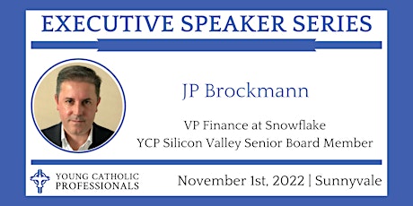 November Executive Speaker Series With  JP Brockmann