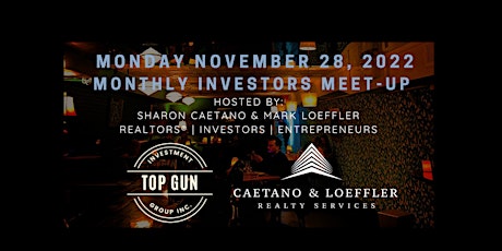 Monthly Investors Meet-Up - Mon November 28, 2022