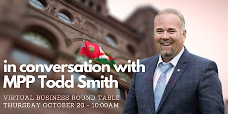 In Conversation with MPP Todd Smith primary image