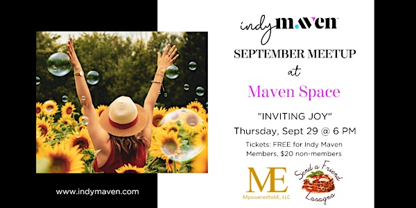 September Indy Maven Meetup: Inviting Joy
