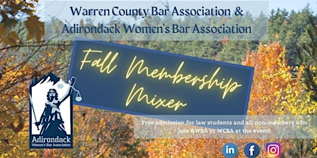 Warren County Bar Association & Adirondack Women's Bar Fall Mixer