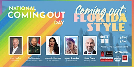 FREE "National Coming Out Day" LGBTQ+ Issues Panel Discussion at ArtServe
