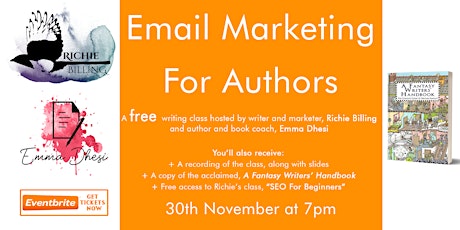 Email Marketing For Authors - A Free Workshop