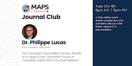 Journal Club with Dr. Philippe Lucas primary image