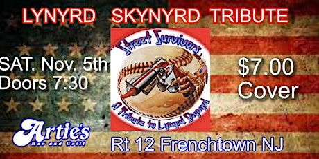 LYNYRD SKYNYRD TRIBUTE - STREET SURVIVOR live at Arties Frenchtown