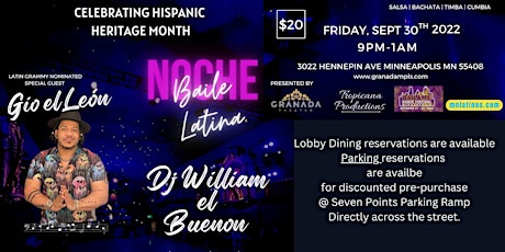 Hispanic Heritage Month Dance Night Celebration