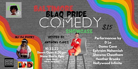 Baltimore Blaq Pride Comedy Showcase