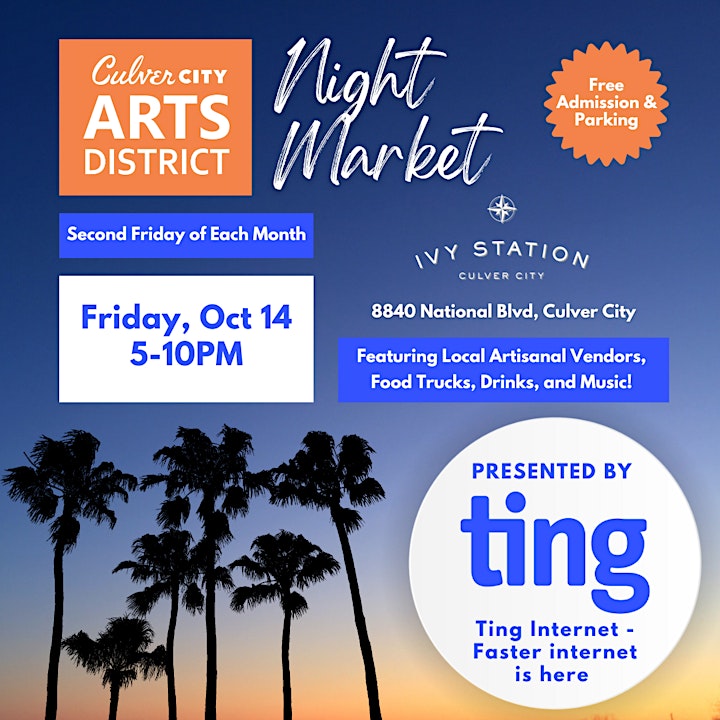 Culver City Arts District Night Market at Ivy Station, Presented by Ting image