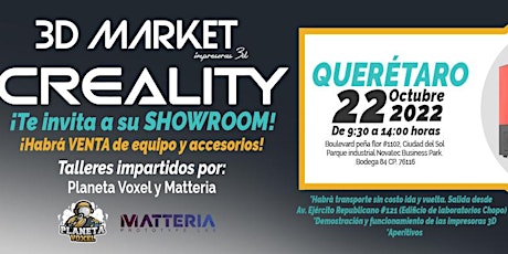 Showroom Creality y 3D Market
