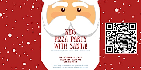 Kids Pizza Party and Pictures with Santa 11 AM Time slot