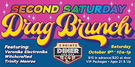 Second Saturday - DRAG BRUNCH - October 8, 2022