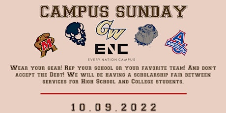RSVP for Campus Sunday