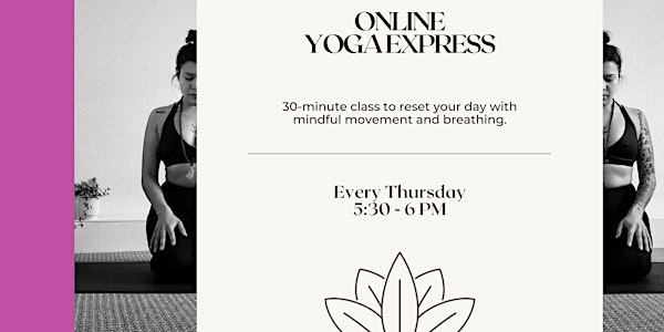 Online Yoga Express Thursdays